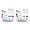 Momeasy Standard Neck Baby Feeding Bottle 120mL Anti-Colic 0m+ - Random Design and Colour Supplied Pack of 2