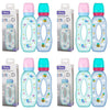 Momeasy Standard Neck Baby Feeding Bottle 270mL Easy Grip 0m+ - Random Design and Colour Supplied Pack of 4
