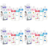 Momeasy Wide Neck Baby Feeding Bottle 330mL Anti-Colic 0m+ - Random Design and Colour Supplied Pack of 4