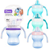 Momeasy Soft Spout Training Cup 180mL with Handles and Lid 6m+ - Random Colour Supplied Pack of 5