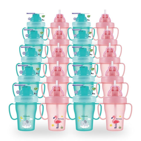Momeasy Baby Training Cup 210mL 9m+ - Random Design and Colour Supplied Pack of 10