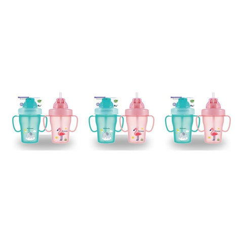 Momeasy Baby Training Cup 210mL 9m+ - Random Design and Colour Supplied Pack of 3