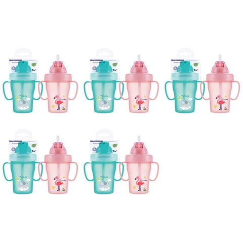Momeasy Baby Training Cup 210mL 9m+ - Random Design and Colour Supplied Pack of 5