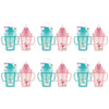 Momeasy Baby Training Cup 210mL with Straw and Handles 9m+ - Random Design and Colour Supplied Pack of 6