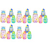 Momeasy Kids Water Bottle 450mL with Straw and Strap - Random Design and Colour Supplied Pack of 5