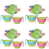 Momeasy Baby Snack Box Bowl with Handles 6m+ - Random Colour Supplied Pack of 4