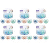 Momeasy Silicone Pacifier 2 Pack with Protective Caps 6m+ - Random Design and Colour Supplied Bundle of 6