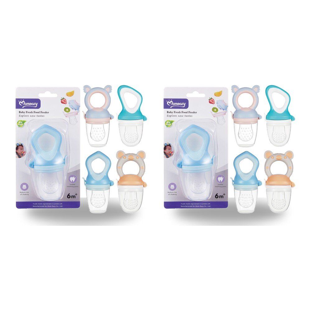Momeasy Baby Fresh Food Feeder 6m+ - Random Design and Colour Supplied Pack of 2
