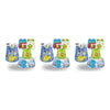 Momeasy Waterproof EVA Baby Bib 4m+ - Random Design Supplied Pack of 3