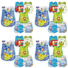 Momeasy Waterproof EVA Baby Bib 4m+ - Random Design Supplied Pack of 4