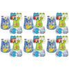 Momeasy Waterproof EVA Baby Bib 4m+ - Random Design Supplied Pack of 6