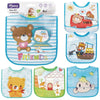 Momeasy Waterproof EVA Baby Bib Teddy Bear Prints 4m+ - Random Design Supplied Pack of 2