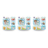 Momeasy Waterproof EVA Baby Bib Teddy Bear Prints 4m+ - Random Design Supplied Pack of 3