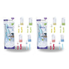 Momeasy 2 in 1 Bottle Brush Set with Teat Brush Stored Inside - Random Colour Supplied Bundle of 2