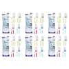 Momeasy 2 in 1 Bottle Brush Set with Teat Brush Stored Inside - Random Colour Supplied Bundle of 6