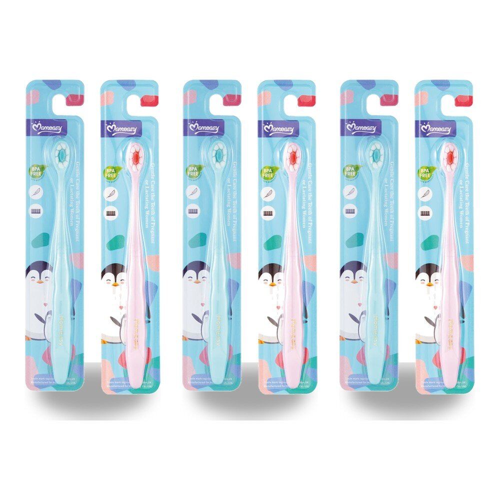 Momeasy Extra Soft Toothbrush for Pregnant and Breastfeeding Women - Random Colour Supplied Pack of 3