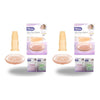 Momeasy Silicone Finger Toothbrush with Storage Case 3m+ - Random Colour Supplied Pack of 2
