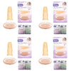 Momeasy Silicone Finger Toothbrush with Storage Case 3m+ - Random Colour Supplied Pack of 4