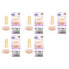Momeasy Silicone Finger Toothbrush with Storage Case 3m+ - Random Colour Supplied Pack of 5