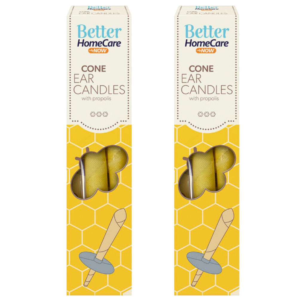 Better Home Care Now Beeswax Ear Candles with Propolis 2 Pack
