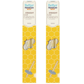 Better Home Care Now Straight Beeswax Ear Candles with Propolis Pack of 2