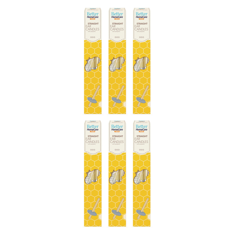 Better Home Care Now Beeswax Ear Candles with Propolis Bundle of 6