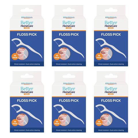 Better Home Care Now Dental Floss Tooth Pick Oral Care 6 Pack Bundle