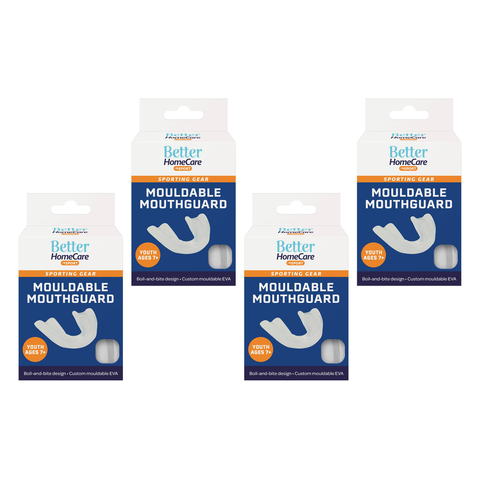 Better Home Care Now Youth Sport Mouthguard 4 Pack Ages 7 Plus