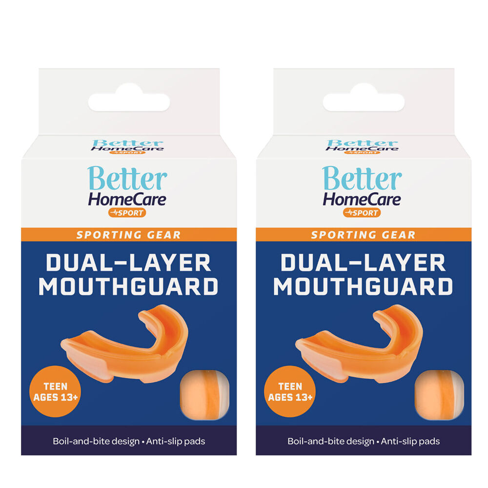 Better Home Care Now Teen Mouthguard Pack 2 Ages 13 or Older Random Colours