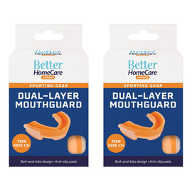 Better HomeCare Now Teen Mouthguard Pack 2 Ages 13 or Older Random Colours