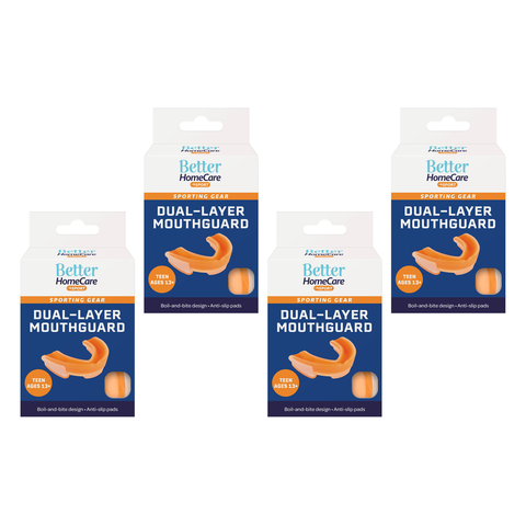 Better Home Care Now Mouthguard 4 Pack Teen Athletes Ages 13 Plus