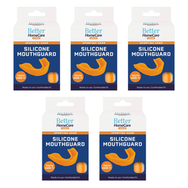 Better Home Care Now Youth Silicone Mouthguard 5 Pack Ages 7 and up