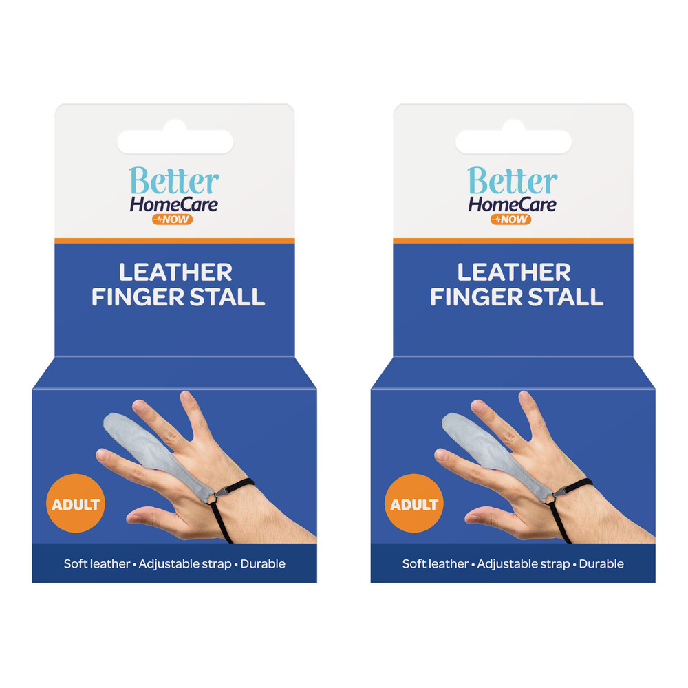 Better HomeCare Now Adult Leather Finger Stall 15.5 x 3.9cm x 2