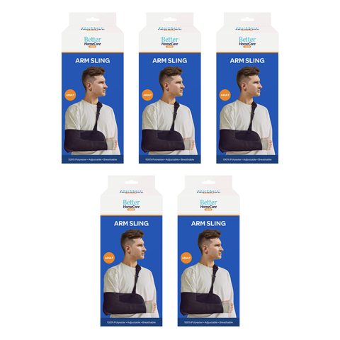 Better Home Care Now Adult Arm Sling 100% Polyester Pack of 5