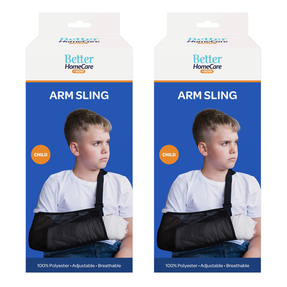 Better HomeCare Now Child Arm Sling 100 percent Polyester Pack of 2 26 x 16 cm