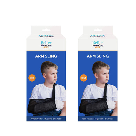 Better Home Care Now Child Arm Sling 100 percent Polyester Pack of 2 26 x 16 cm