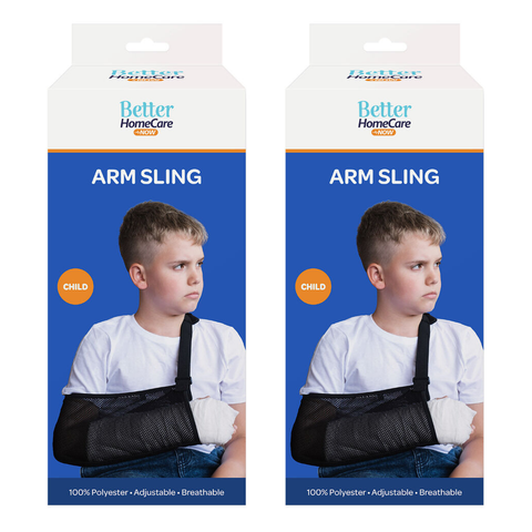 Better HomeCare Now Child Arm Sling 100 percent Polyester Pack of 2 26 x 16 cm