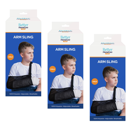 Better Home Care Now Child Arm Sling 100 percent Polyester 3 Pack 26 x 16 cm