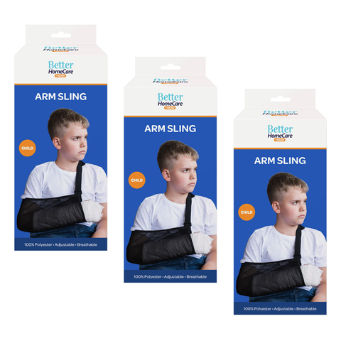 Better Home Care Now Child Arm Sling 100 percent Polyester 3 Pack 26 x 16 cm