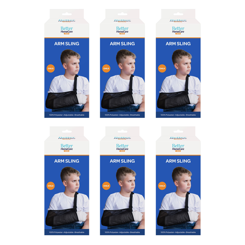 Better Home Care Now Child Arm Sling 100 percent Polyester Bundle of 6