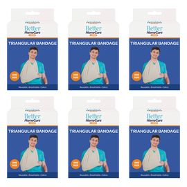 Better Home Care Now Calico Triangular Sling Bandage 90 x 90 cm Pack of 6