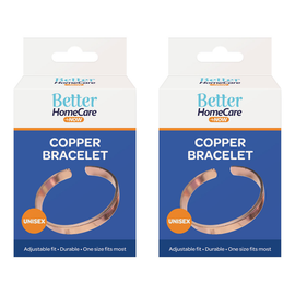 Better HomeCare Now Pure Copper Bangle Bracelets Pack of 2 Wellness