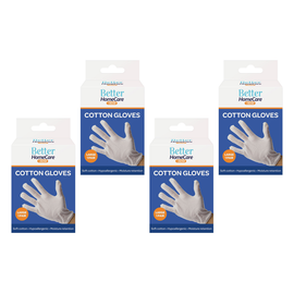 Better Home Care Now Cotton Gloves Large Pack of 2 Bundle of 4