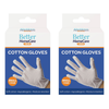 Better HomeCare Now Cotton Gloves Small Pack of 2 Pairs