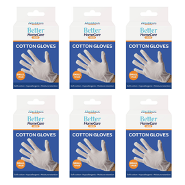 Better Home Care Now Cotton Gloves Small Pack Bundle of 6