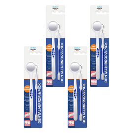 Better Home Care Now Dental Mirror and Pick Bundle of 4
