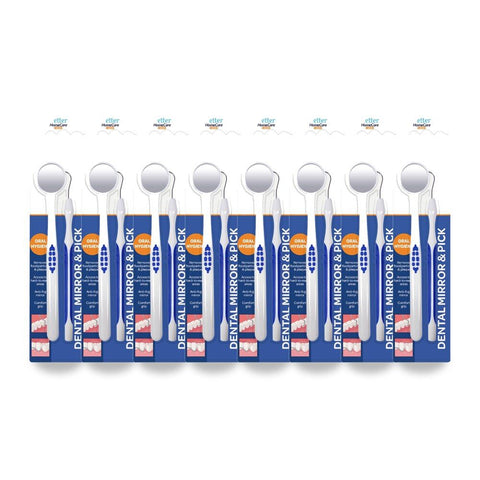 Better HomeCare Now Dental Mirror And Pik For Fresher Breath Pack of 8
