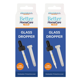 Better HomeCare Now Glass Eye Dropper 2 Pack
