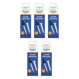 Better Home Care Now Glass Eye Dropper Bundle of 5