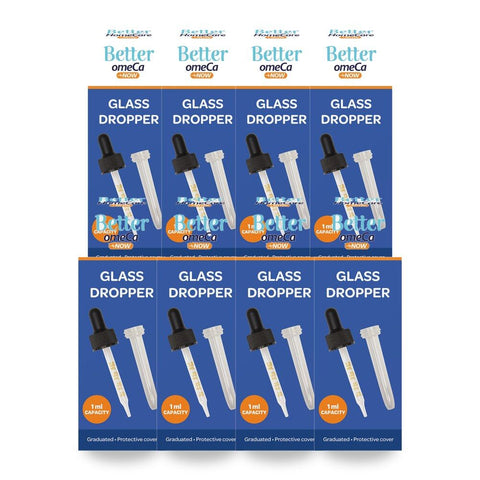 Better HomeCare Now Dropper Glass Pack of 8